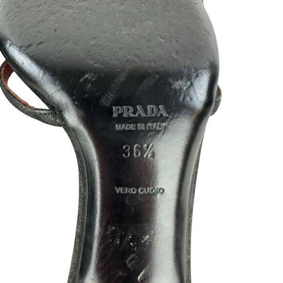 Prada Crochet Sandal Heels - Picture 6 of 7